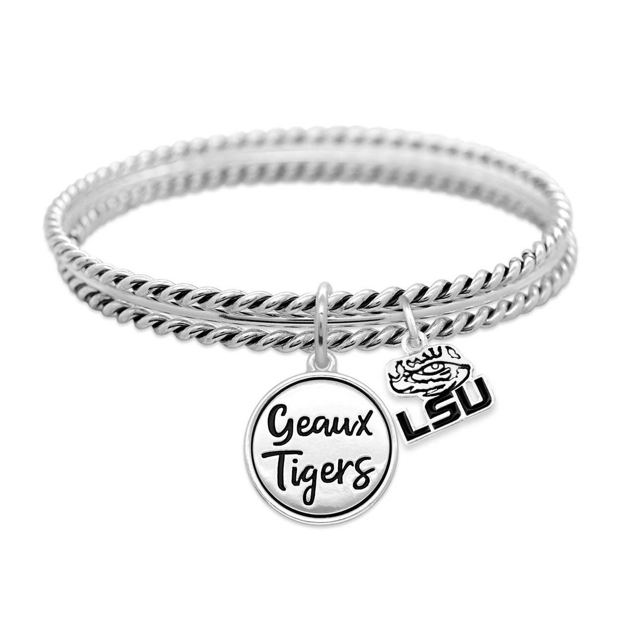 LSU Tigers Bracelet - Twist and Shout