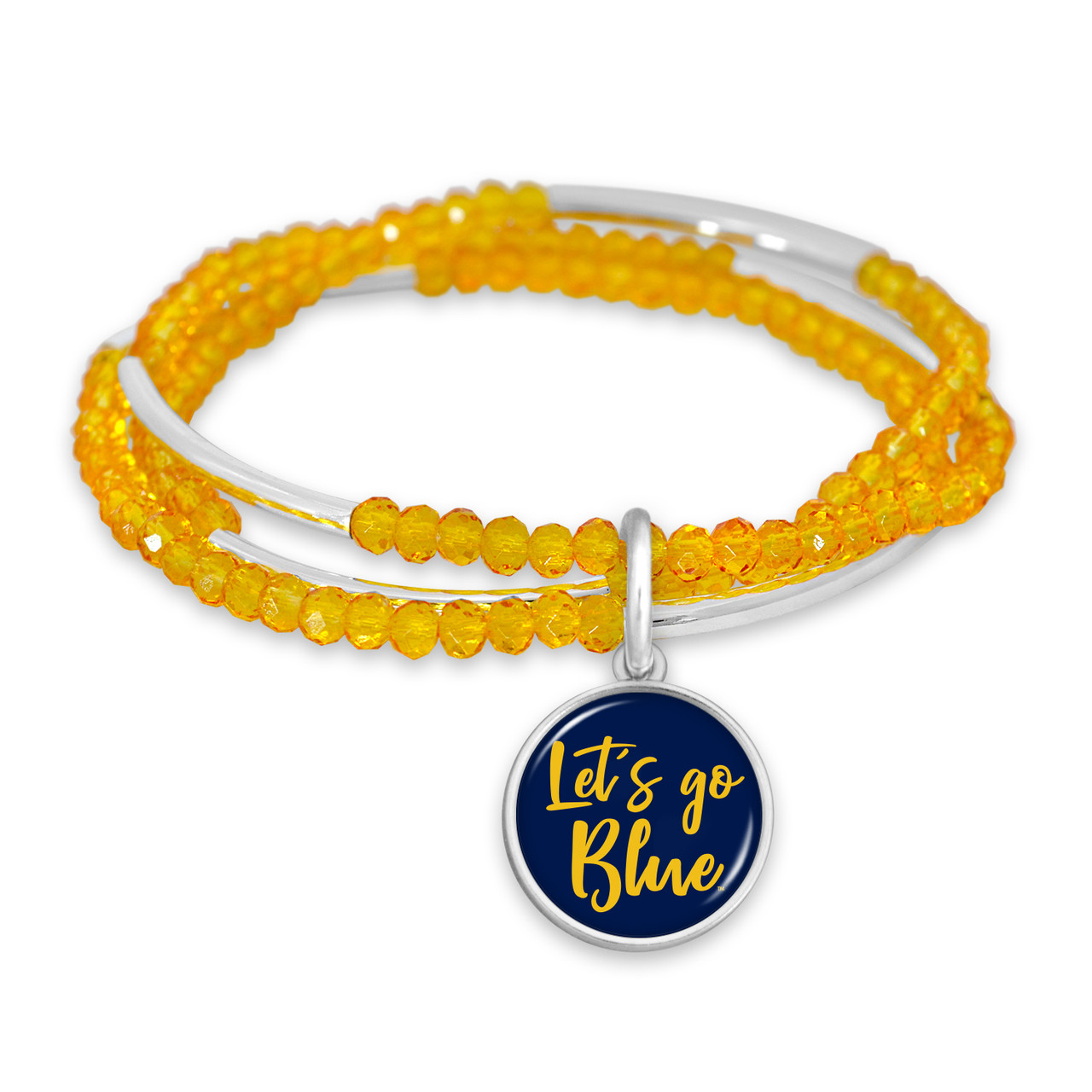 Michigan Wolverines Bracelet- Chloe Spirit Slogan