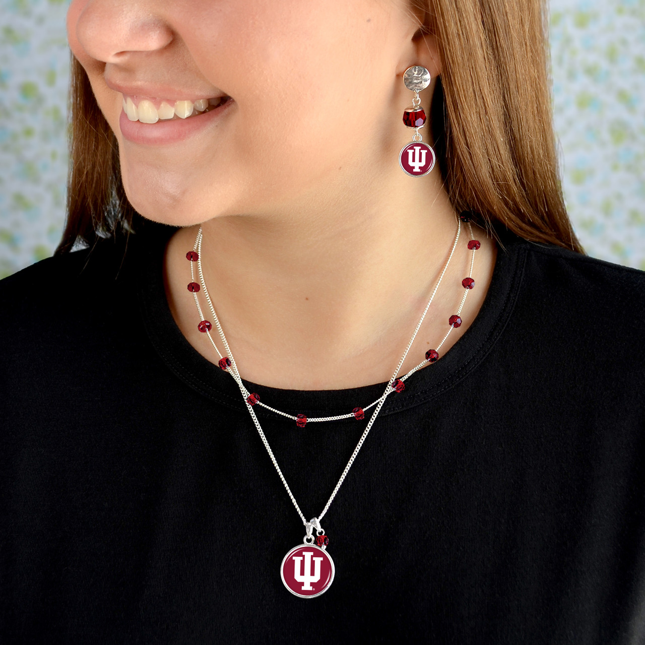 Indiana Hoosiers Necklace - Ivy