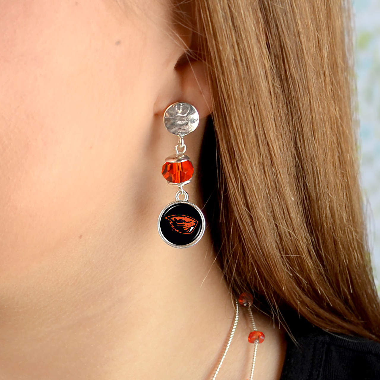 Oregon State Beavers Earrings - Ivy