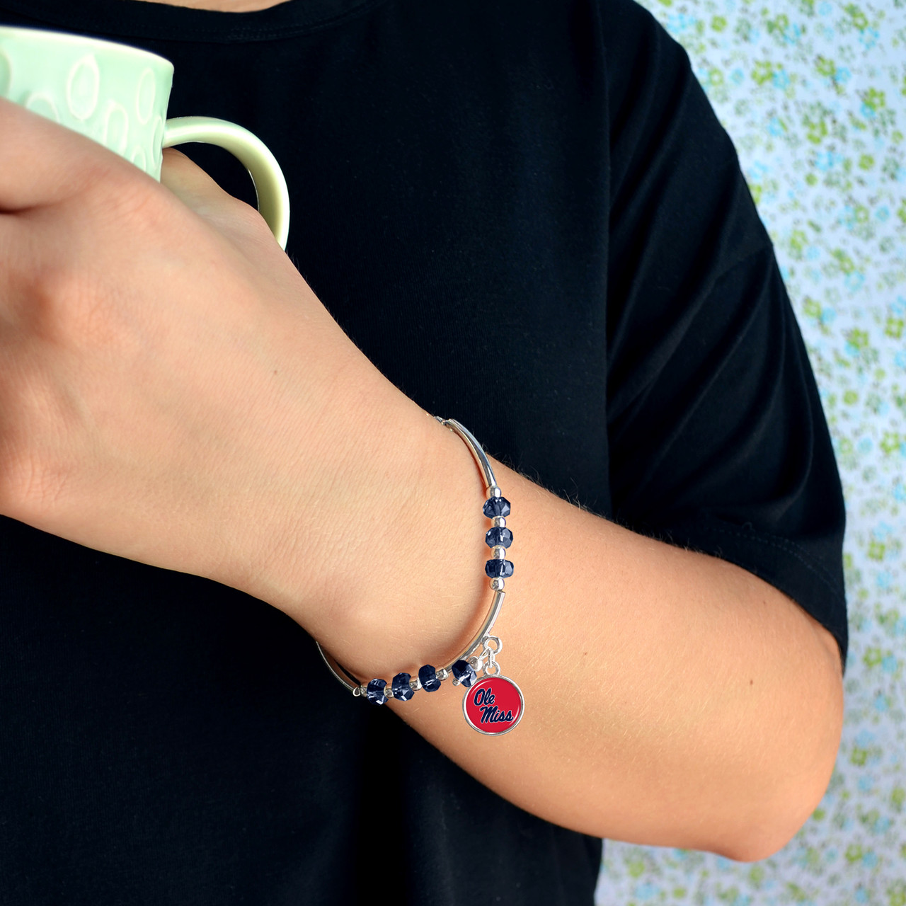 Ole Miss Rebels Bracelet - Ivy