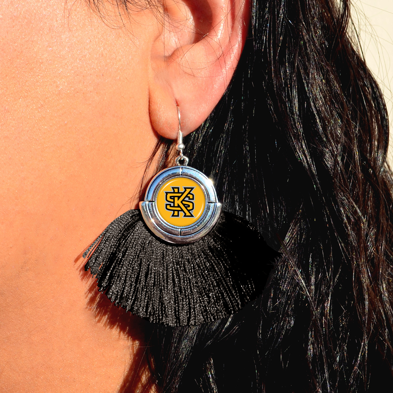 Kennesaw State Owls Earrings- No Strings Attached