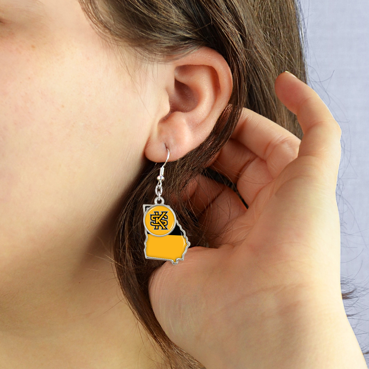 Kennesaw State Owls Earrings- Tara