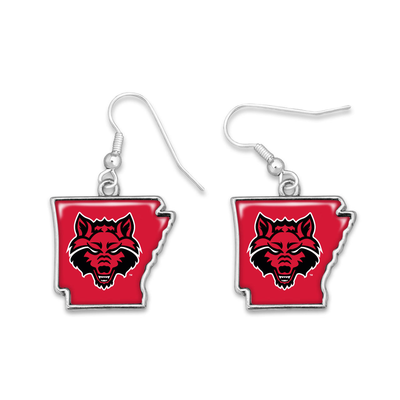 Arkansas State Red Wolves Earrings- State of Mine