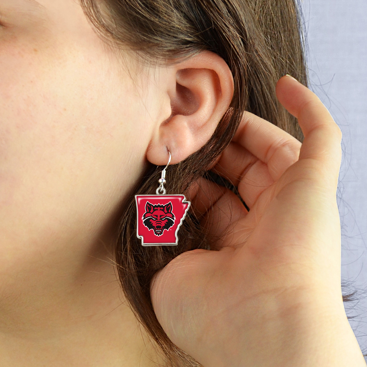 Arkansas State Red Wolves Earrings- State of Mine