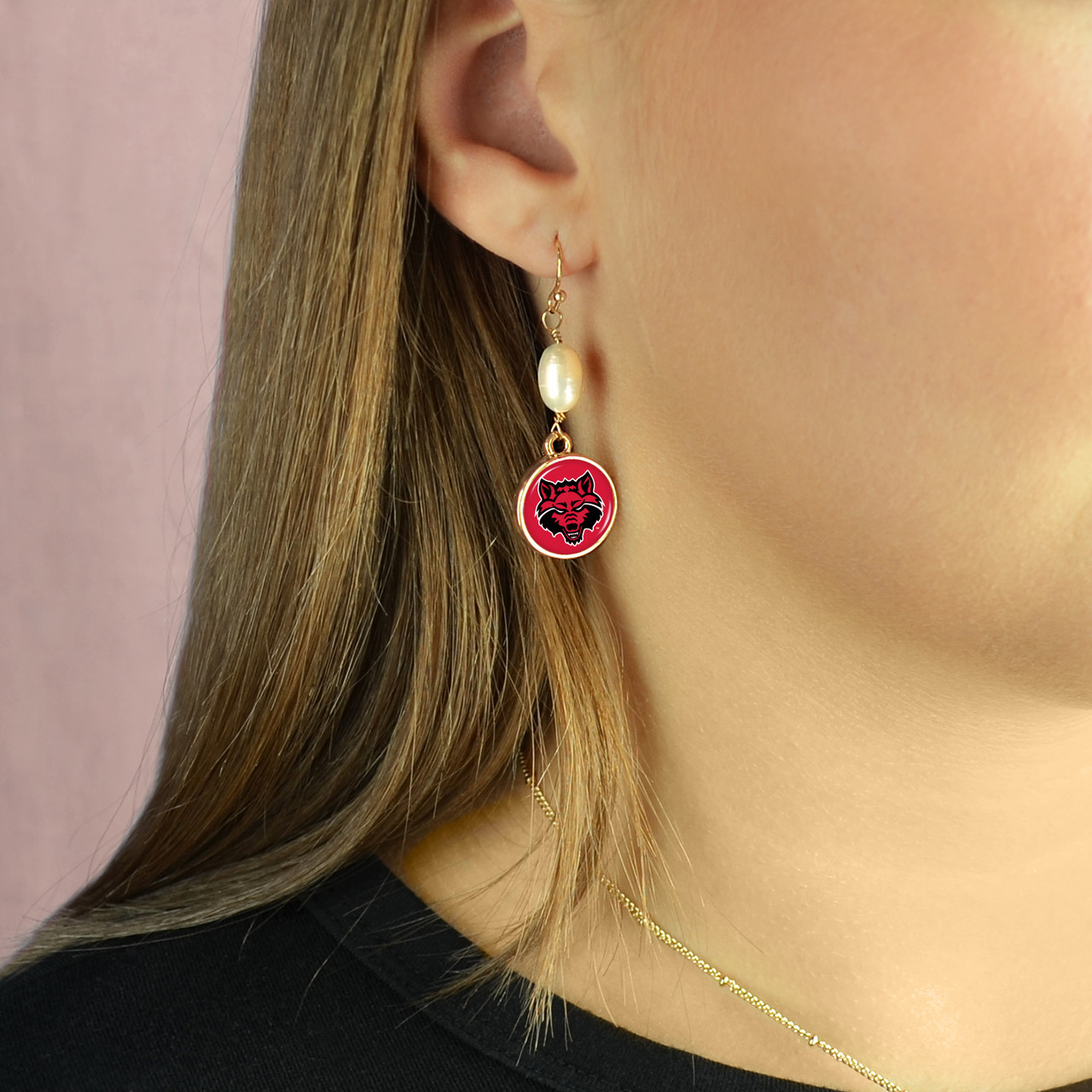 Arkansas State Red Wolves Earrings - Diana