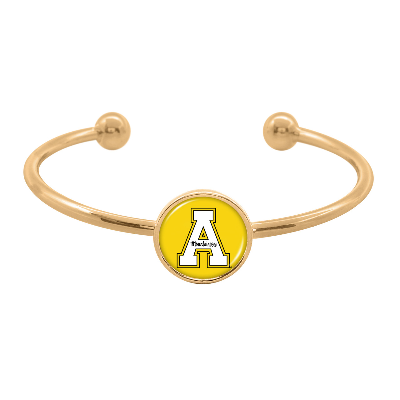 Appalachian State Mountaineers Bracelet- Izzie Gold Cuff