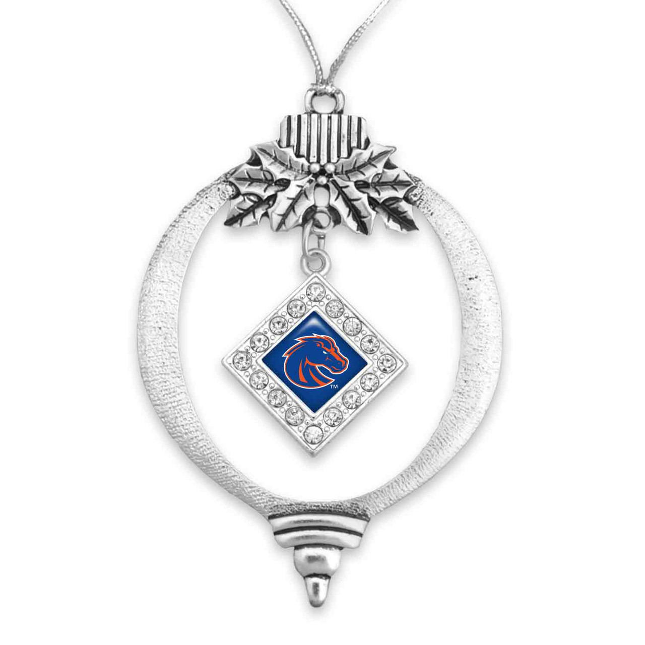 Boise State Broncos Christmas Ornament- Bulb with Hanging Charm