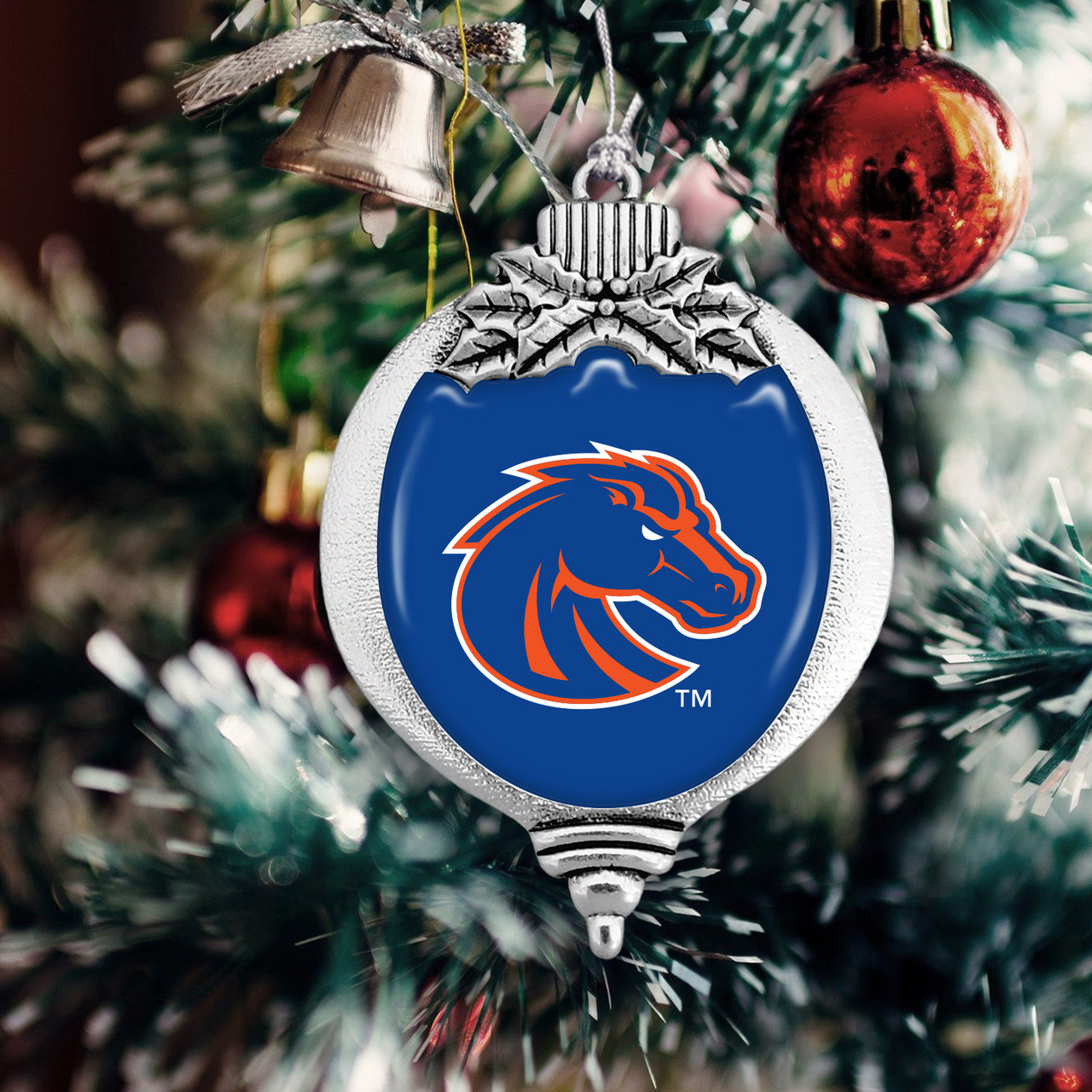 Boise State Broncos Christmas Ornament-  Bulb