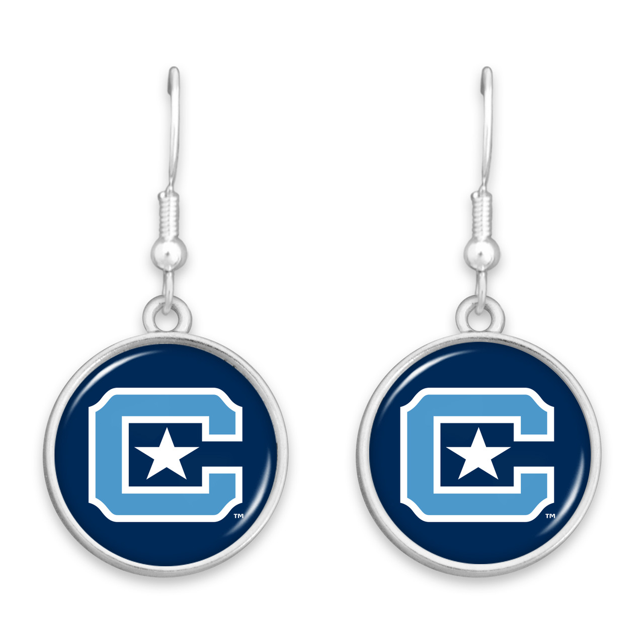 Citadel Bulldogs Earrings-  Leah