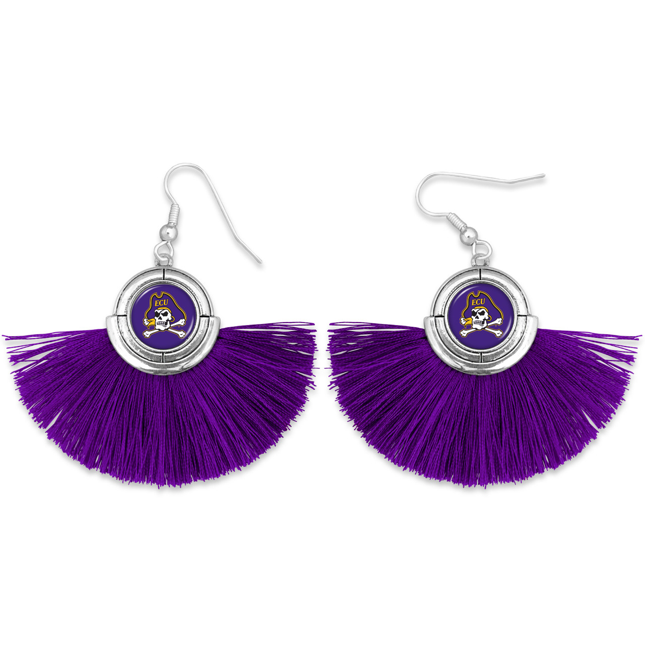 East Carolina Pirates Earrings- No Strings Attached