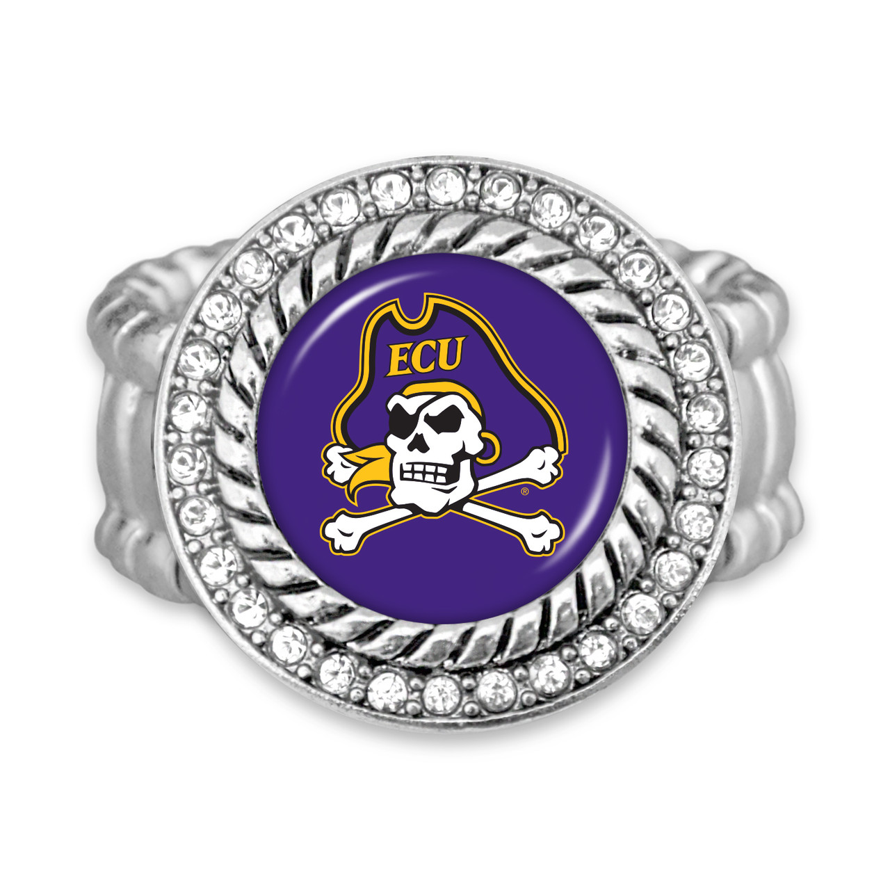 East Carolina Pirates Stretch Ring- Allie