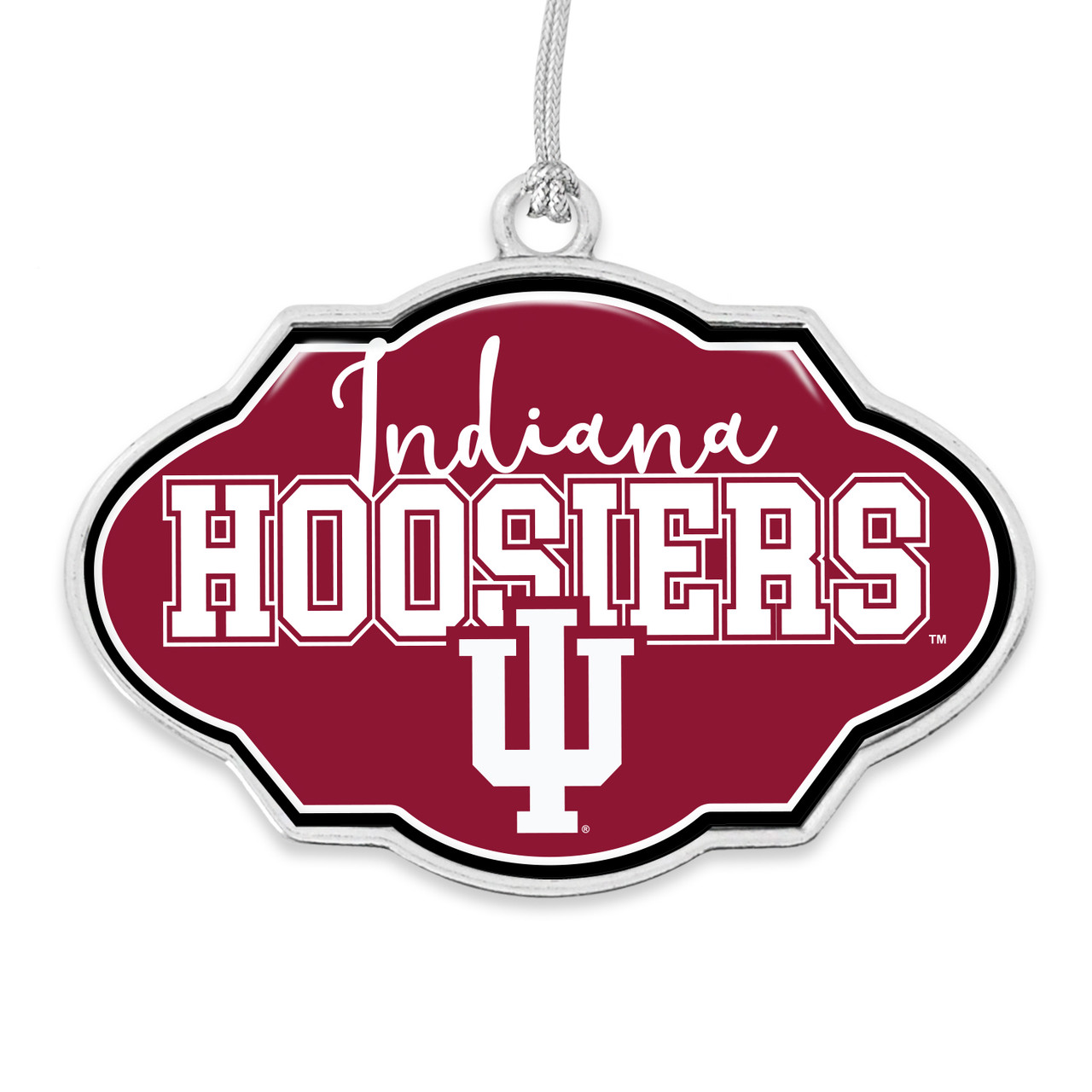 Indiana Hoosiers Christmas Frame Ornament