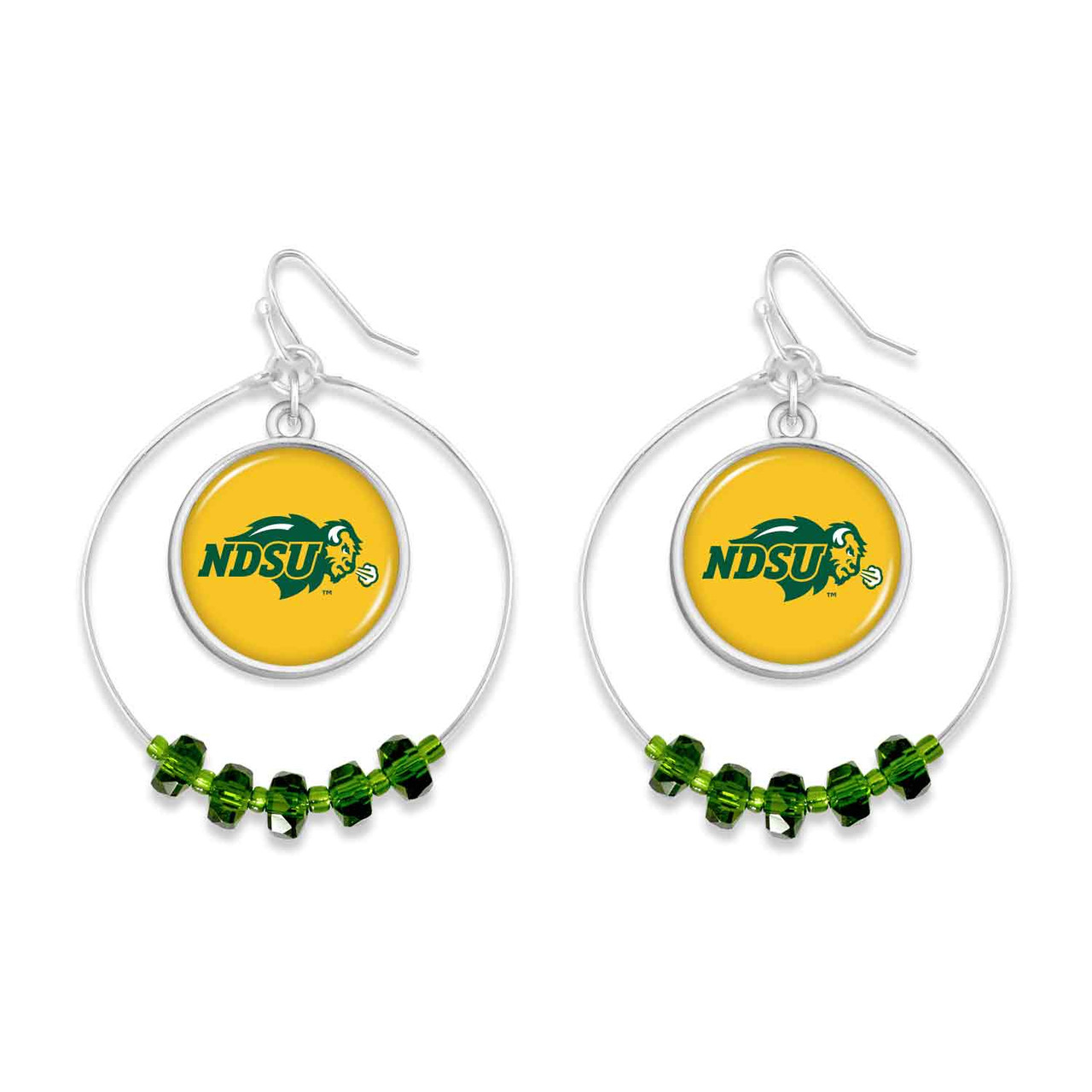 North Dakota State Bison Earrings- Chloe