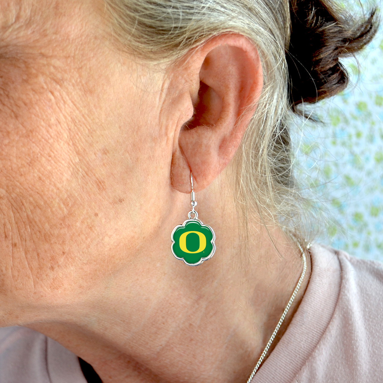Oregon Ducks Earrings- Hazel