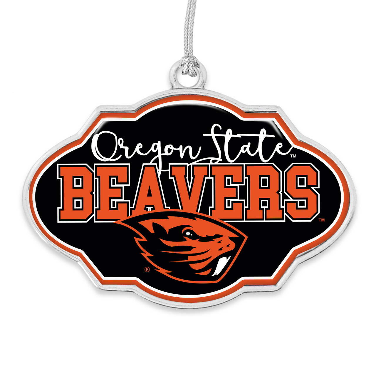 Oregon State Beavers Christmas Frame Ornament