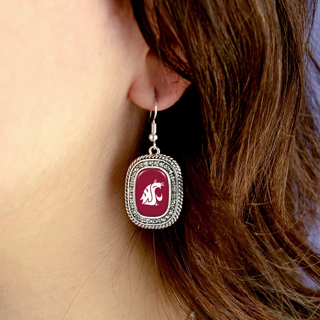 Washington State Cougars Earrings - Madison