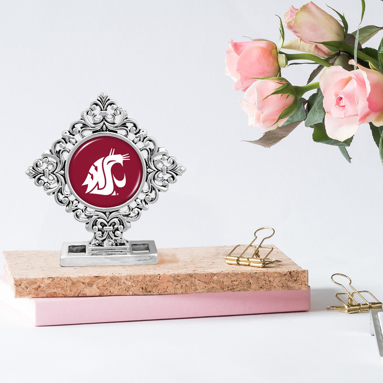 Washington State Cougars Desk Decor - Diamond