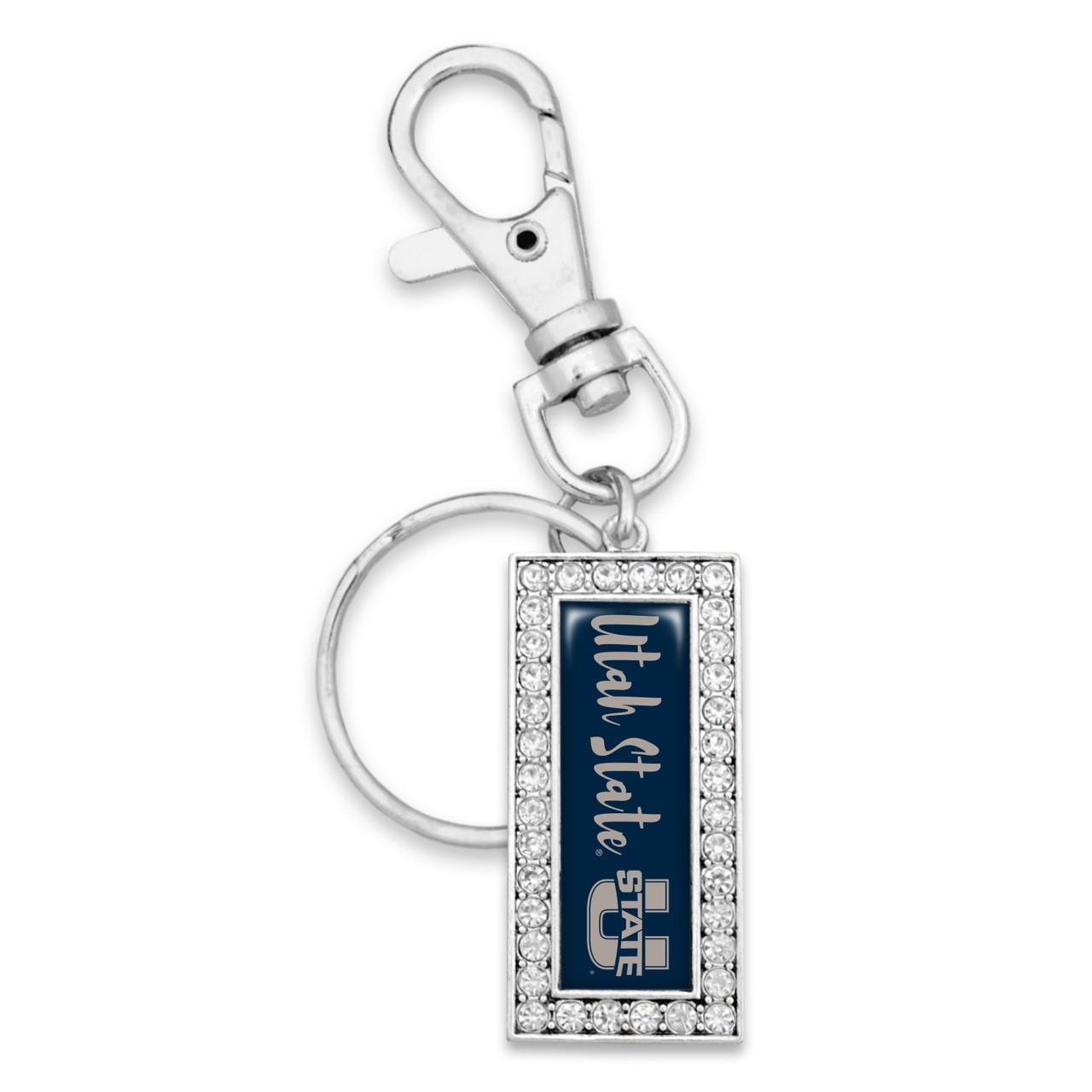 Utah State Aggies Key Chain- Script Logo