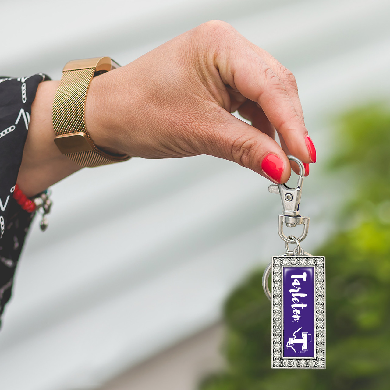 Tarleton State Texans Key Chain- Script Logo