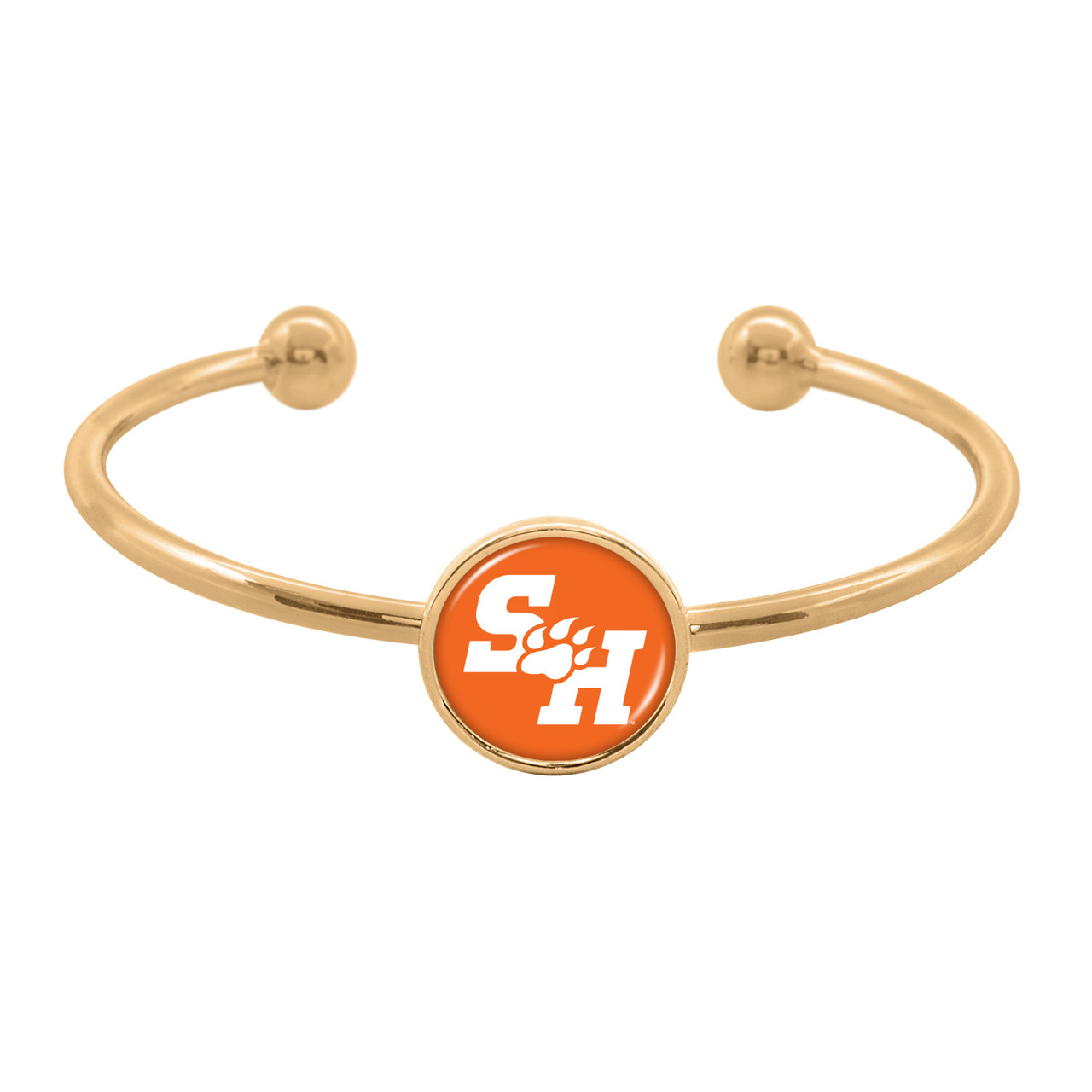 Sam Houston State Bearkats Bracelet- Izzie Gold Cuff