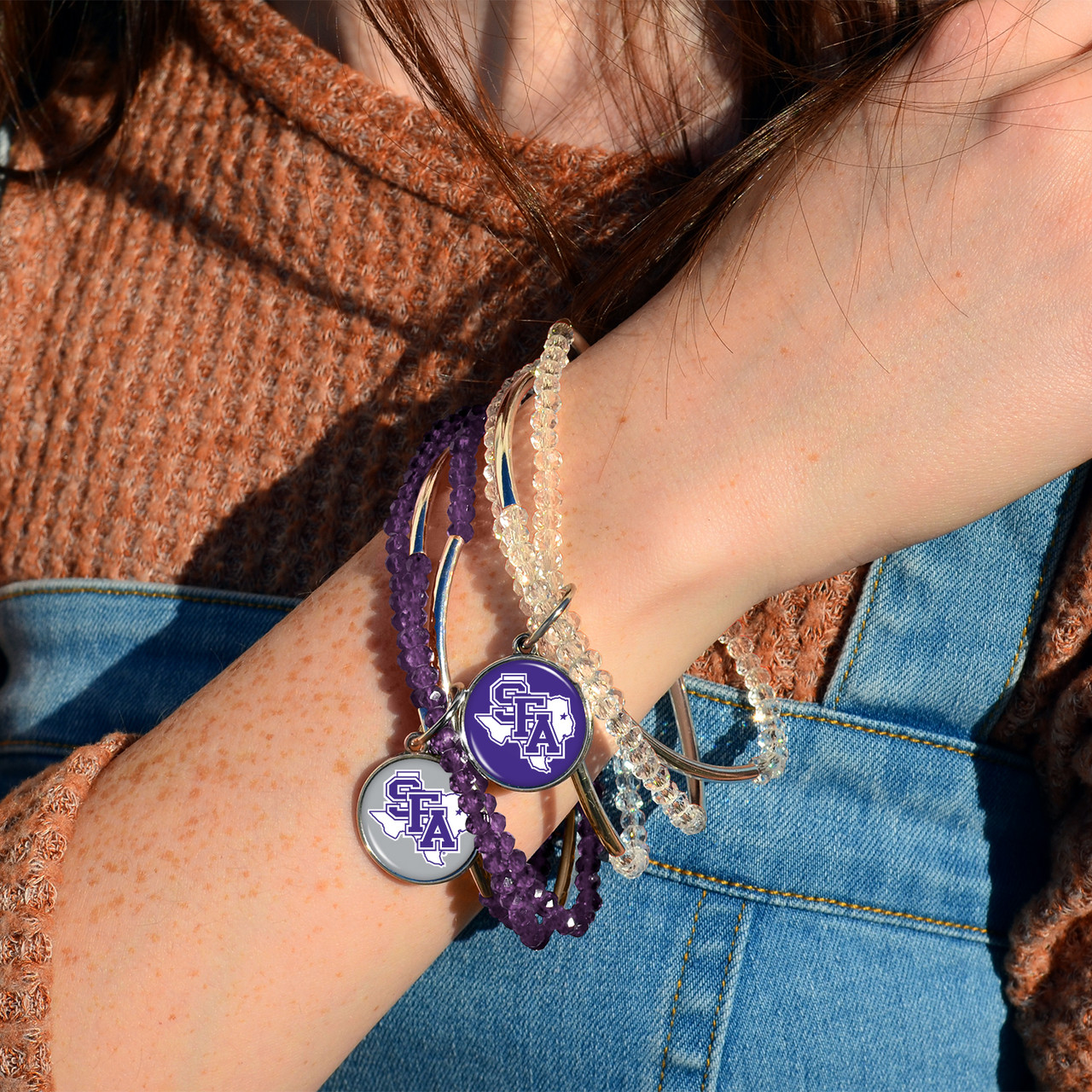 Stephen F. Austin State Lumberjacks Bracelet- Chloe Primary