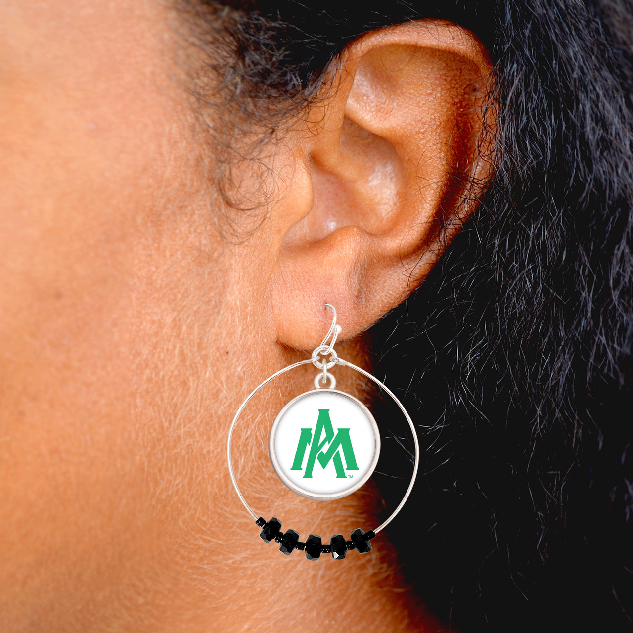 Arkansas-Monticello Boll Weevils Earrings- Chloe