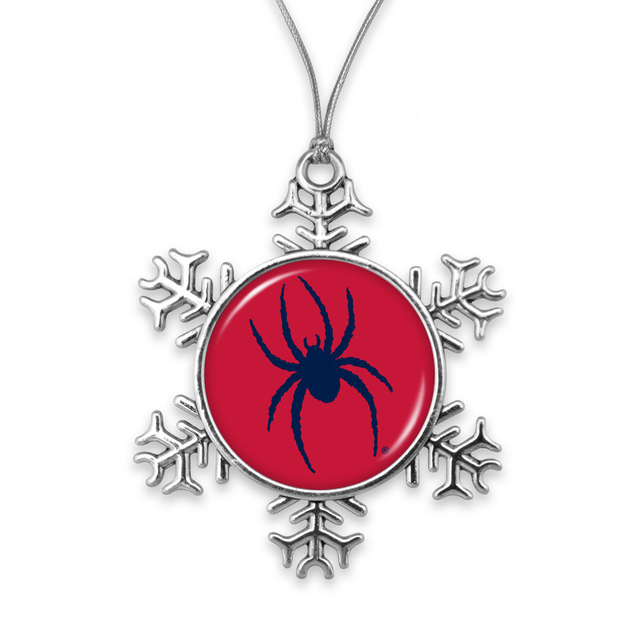 Richmond Spiders Christmas Ornament- Snowflake