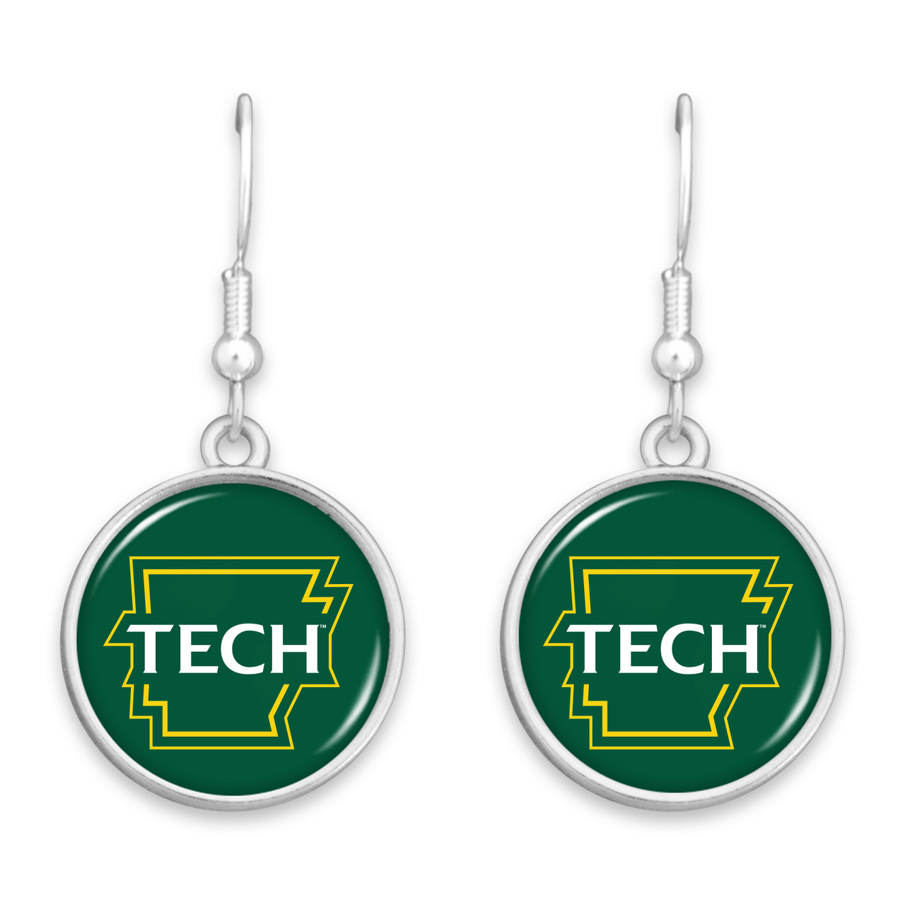 Arkansas Tech Earrings-  Leah