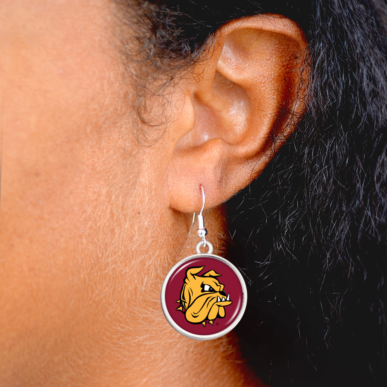 Minnesota Duluth Bulldogs Earrings-  Leah