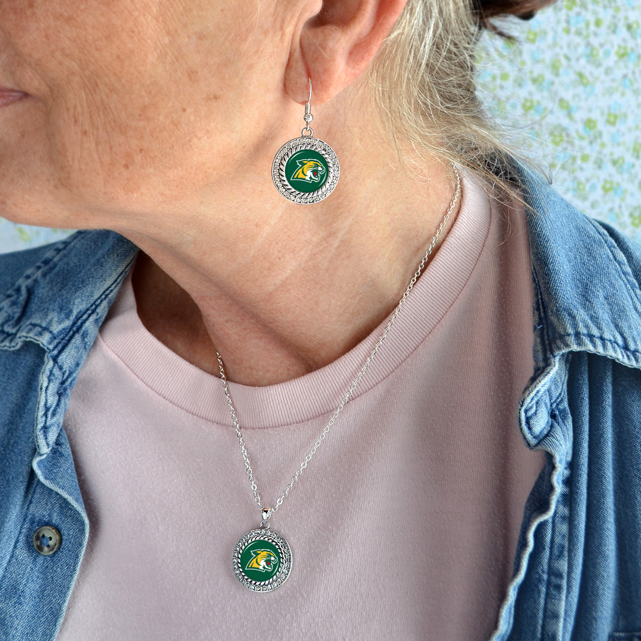 Northern Michigan Wildcats Earrings- Allie