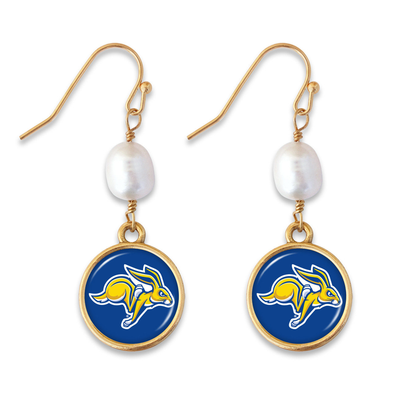 South Dakota State Jackrabbits Earrings - Diana