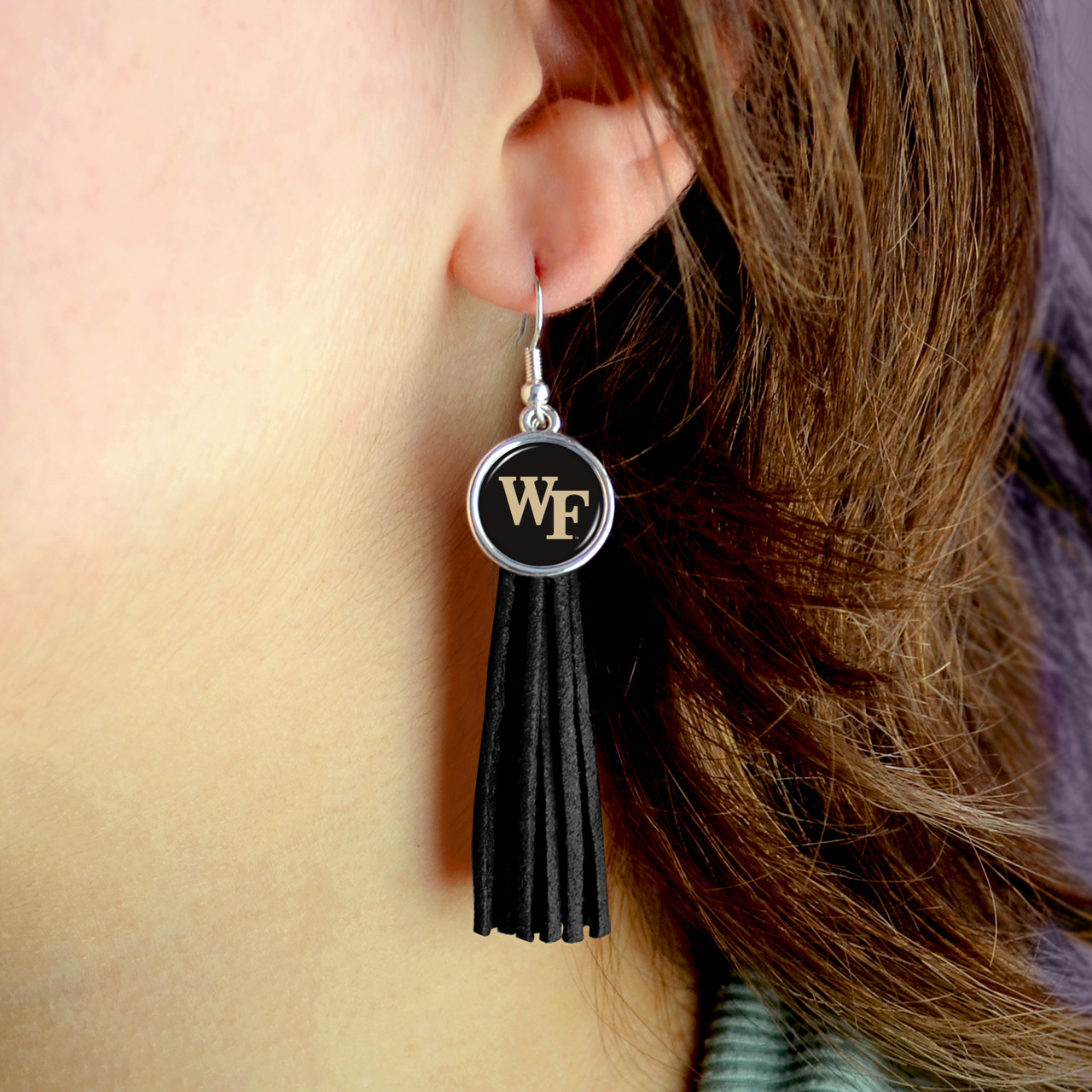 Wake Forest Demon Deacons Earrings-  Harper