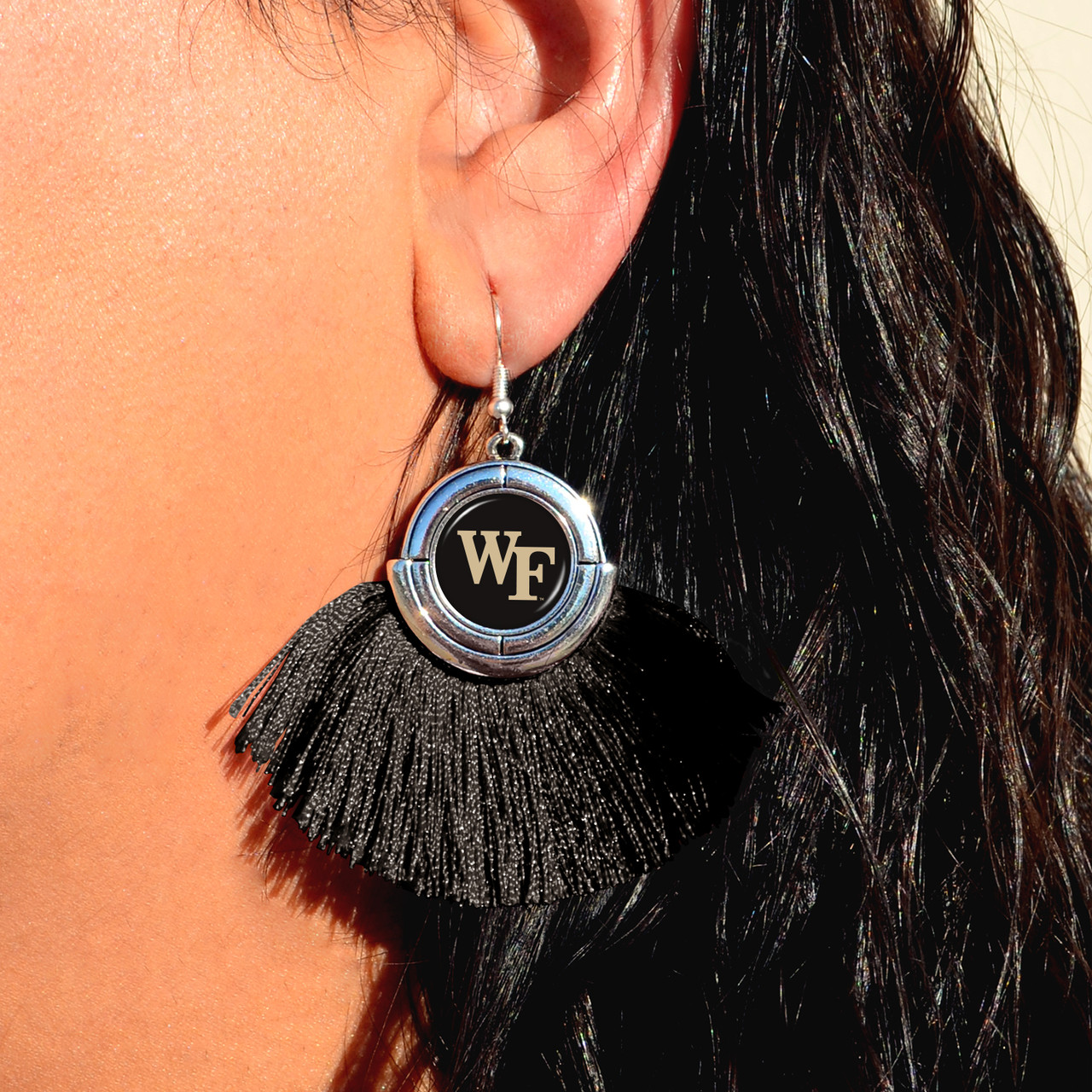 Wake Forest Demon Deacons Earrings- No Strings Attached