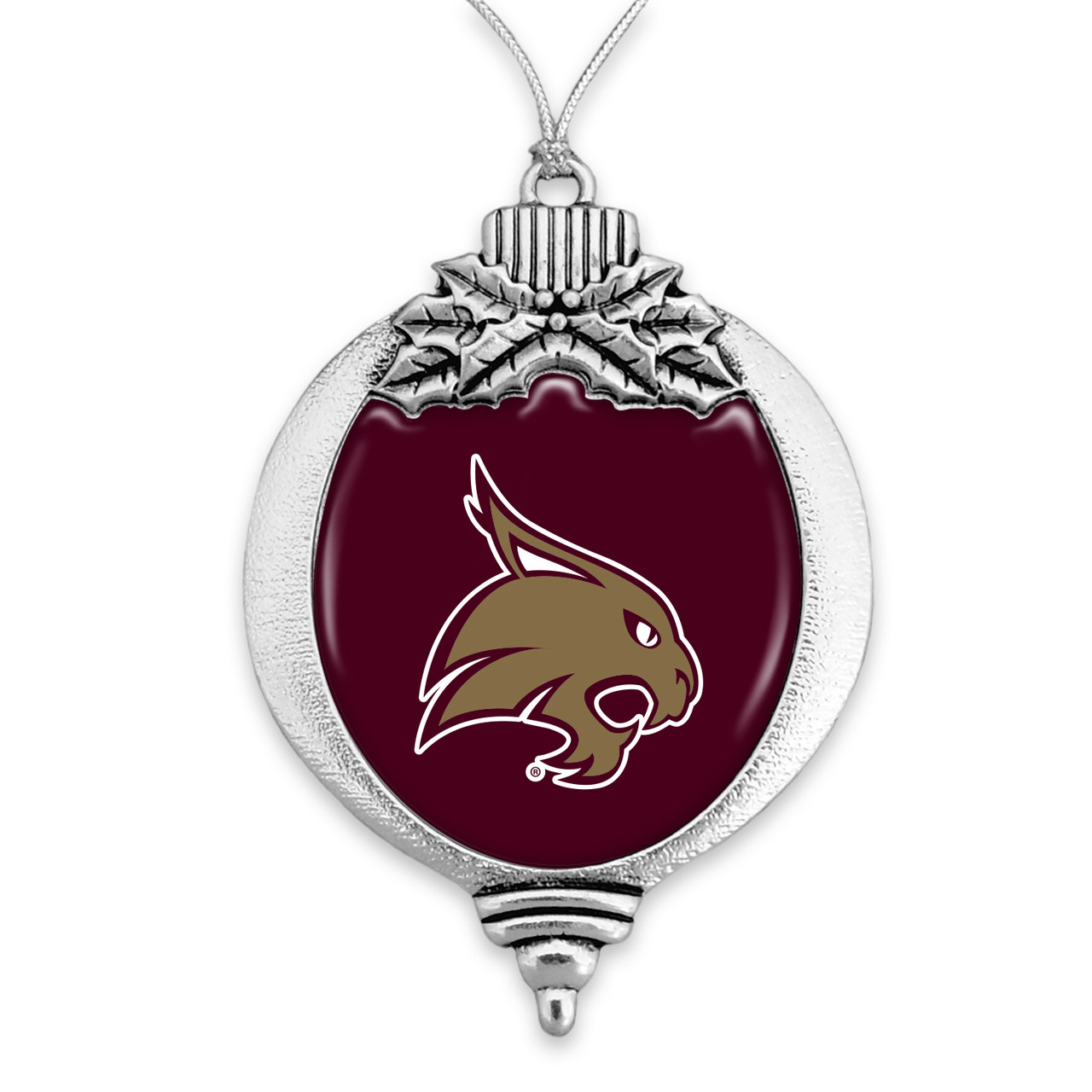 Texas State Bobcats Christmas Ornament-  Bulb