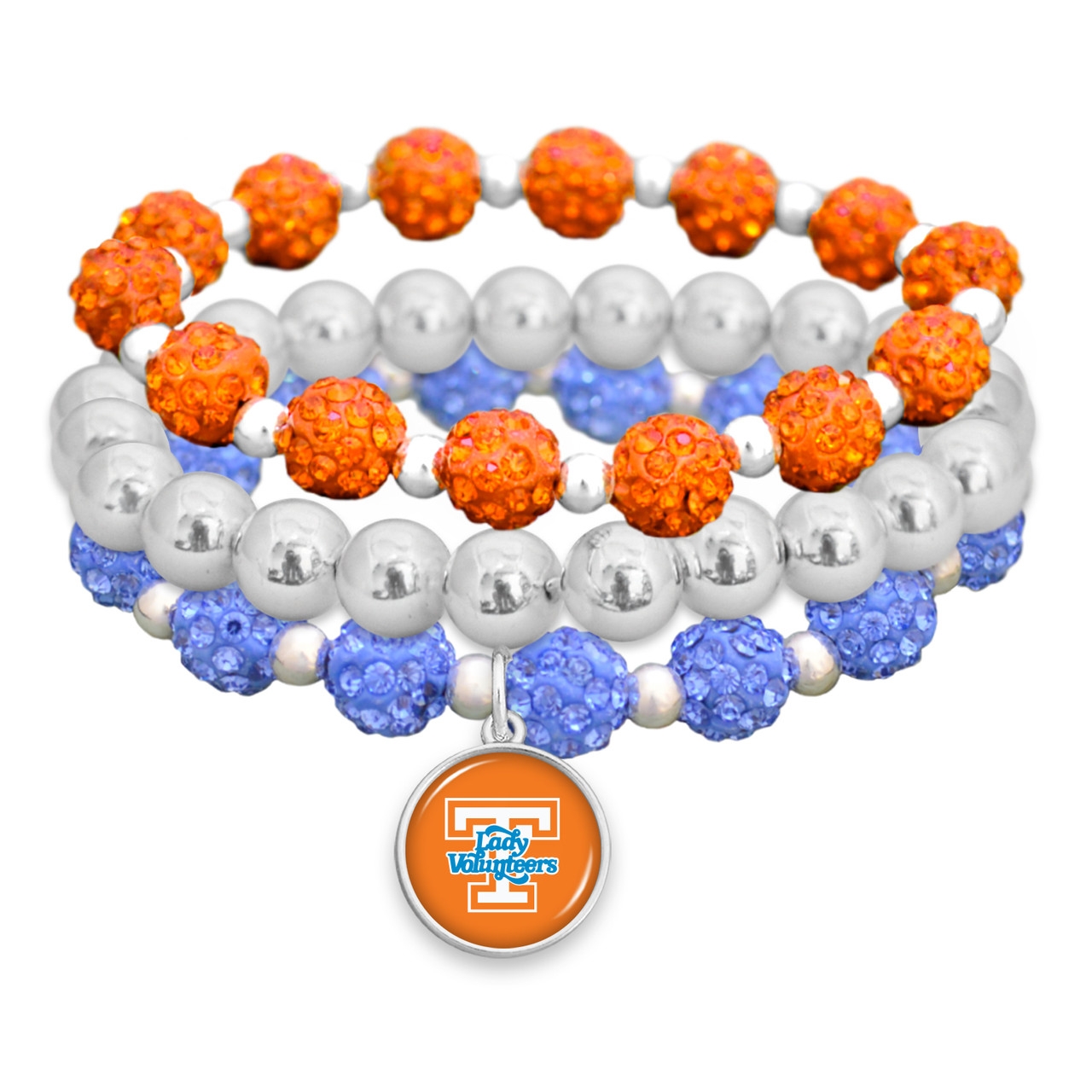 Tennessee Lady Vols Bracelet- Amanda Stack- Sparkle