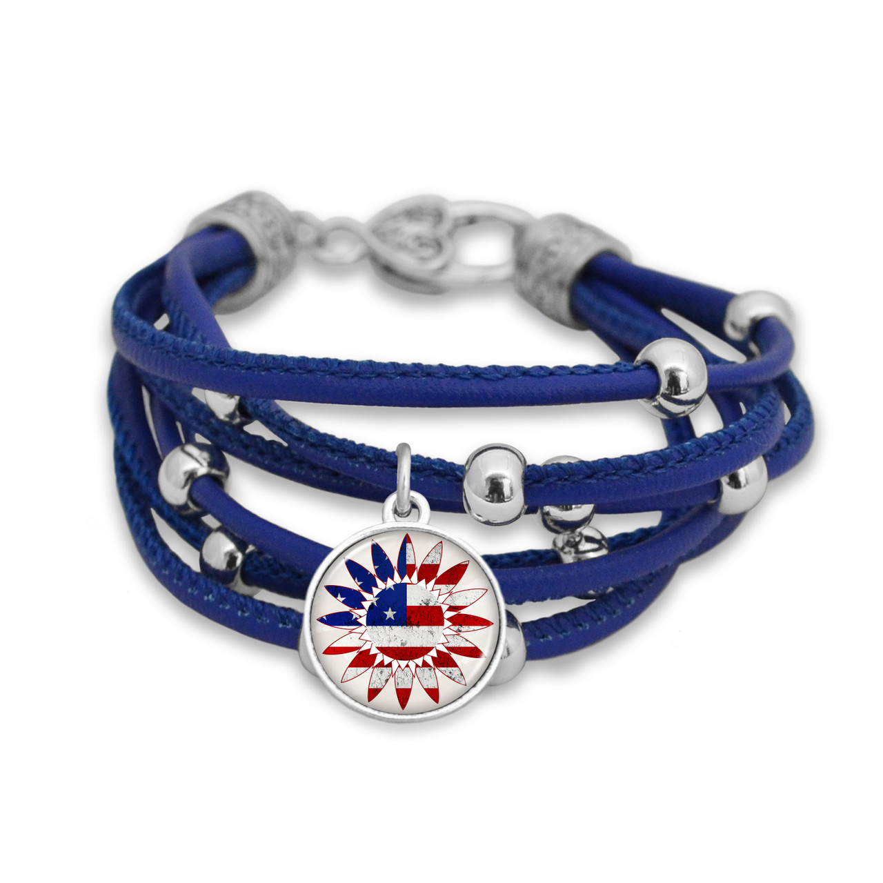 Sunflower Flag Blue Lindy Bracelet