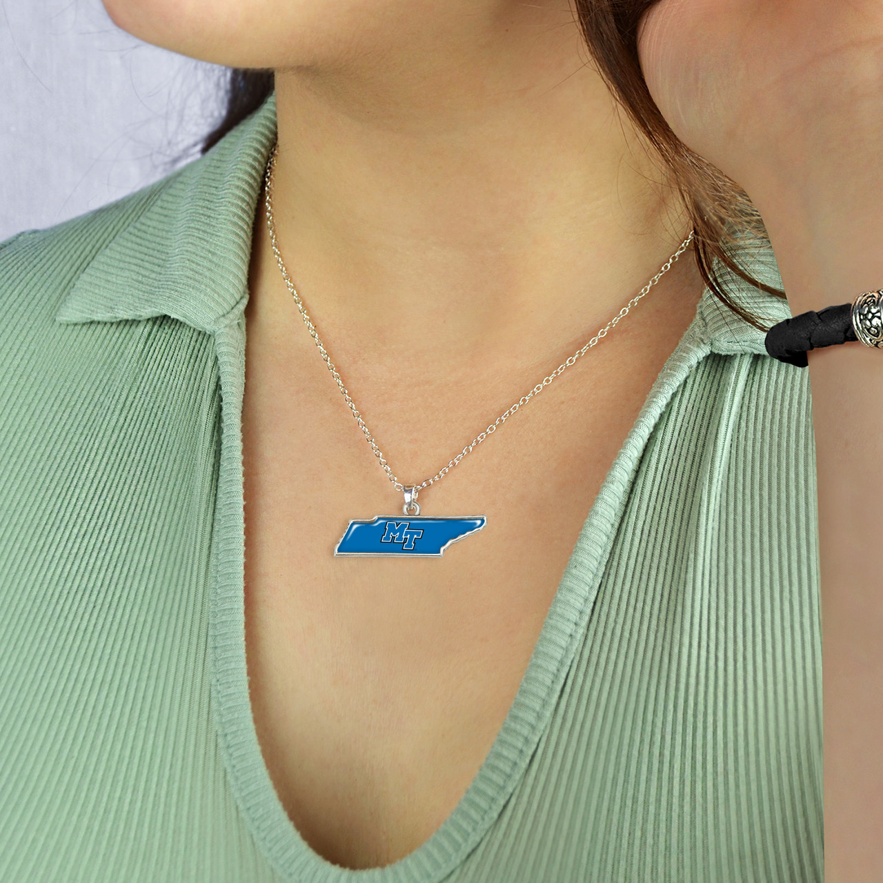 Middle Tennessee State Necklace- State of Mine