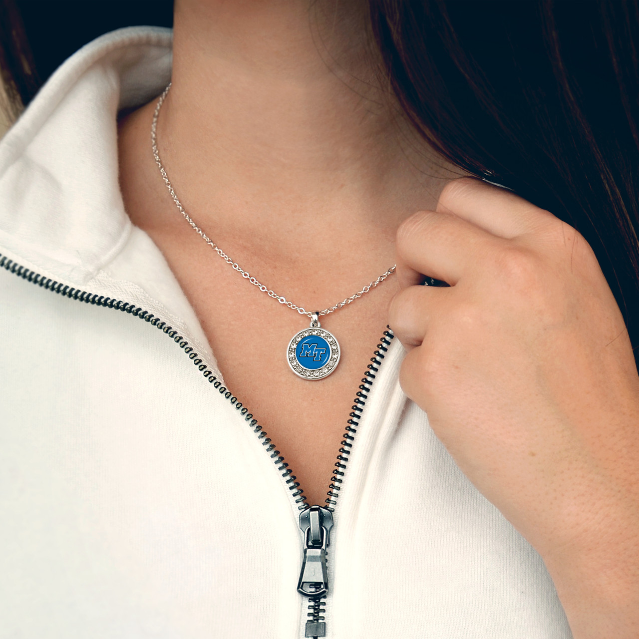 Middle Tennessee State Necklace- Abby Girl