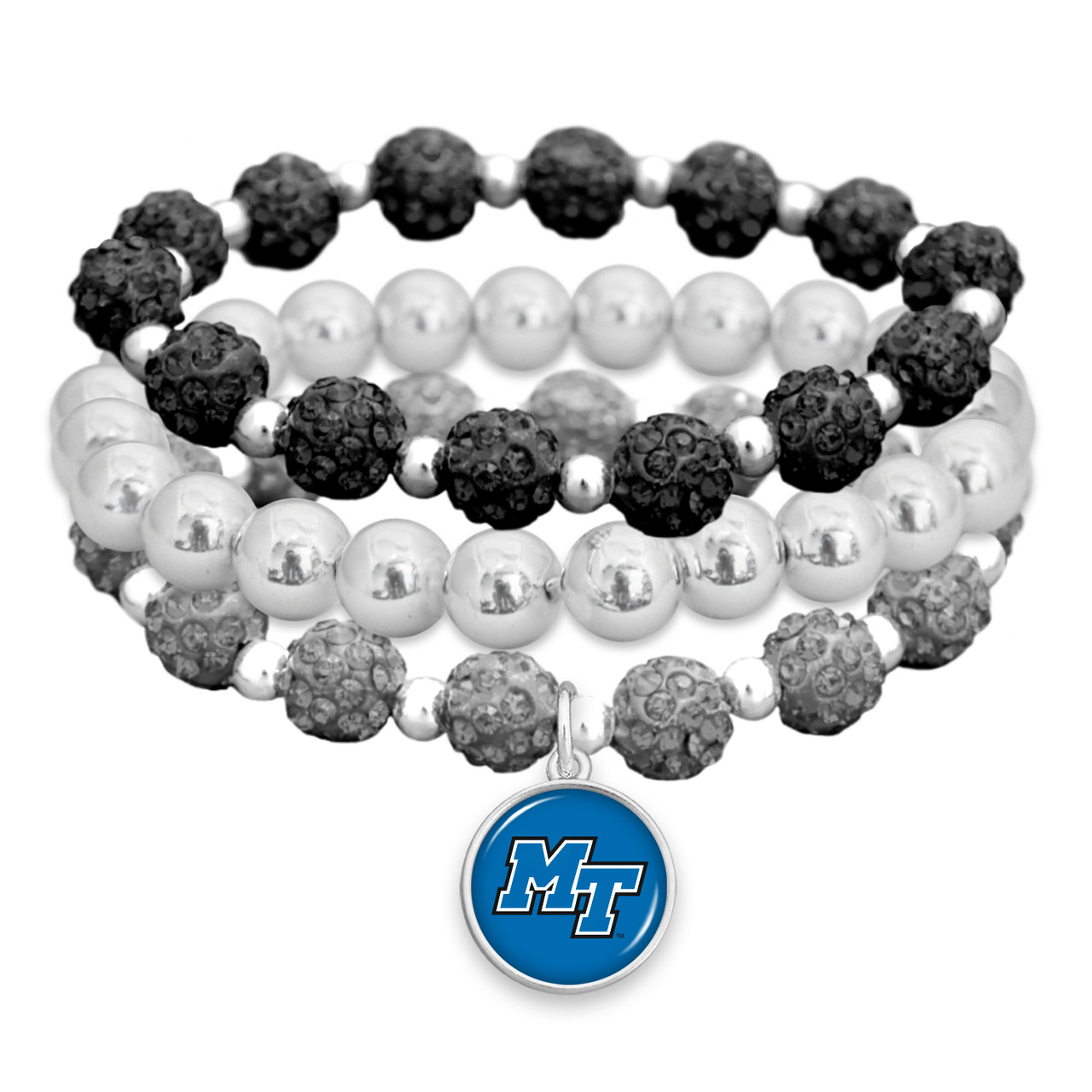 Middle Tennessee State Bracelet- Amanda Stack- Sparkle