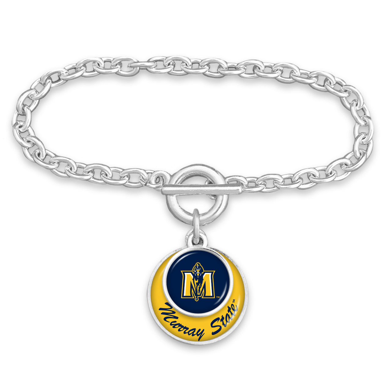 Murray State Racers Bracelet- Stacked Disk