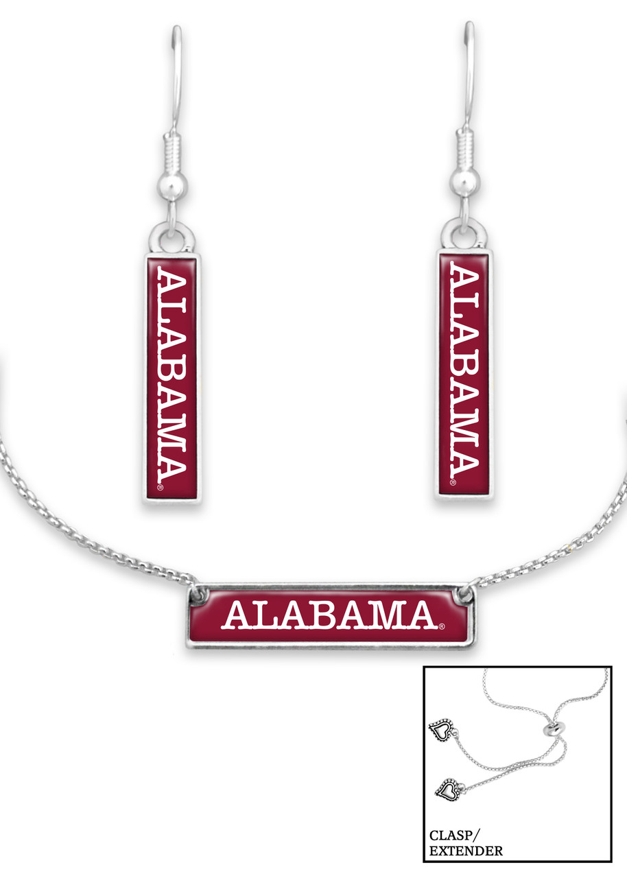 Alabama Crimson Tide Nameplate Jewelry Set