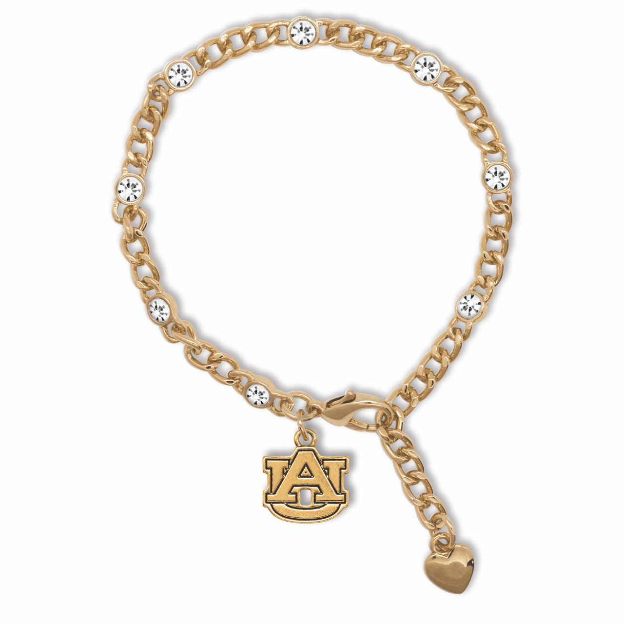 Auburn Tigers Lydia Gold Bracelet