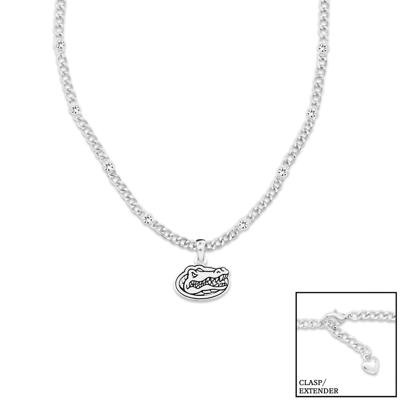 Florida Gators Lydia Silver Necklace