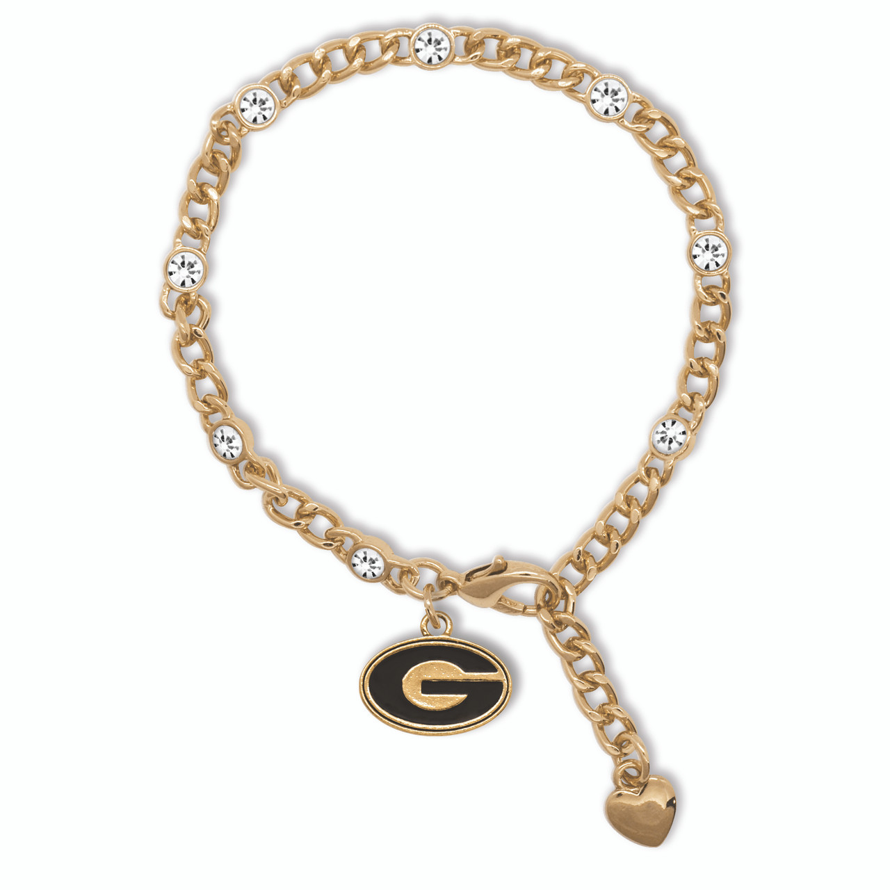 Georgia Bulldogs Lydia Gold Bracelet