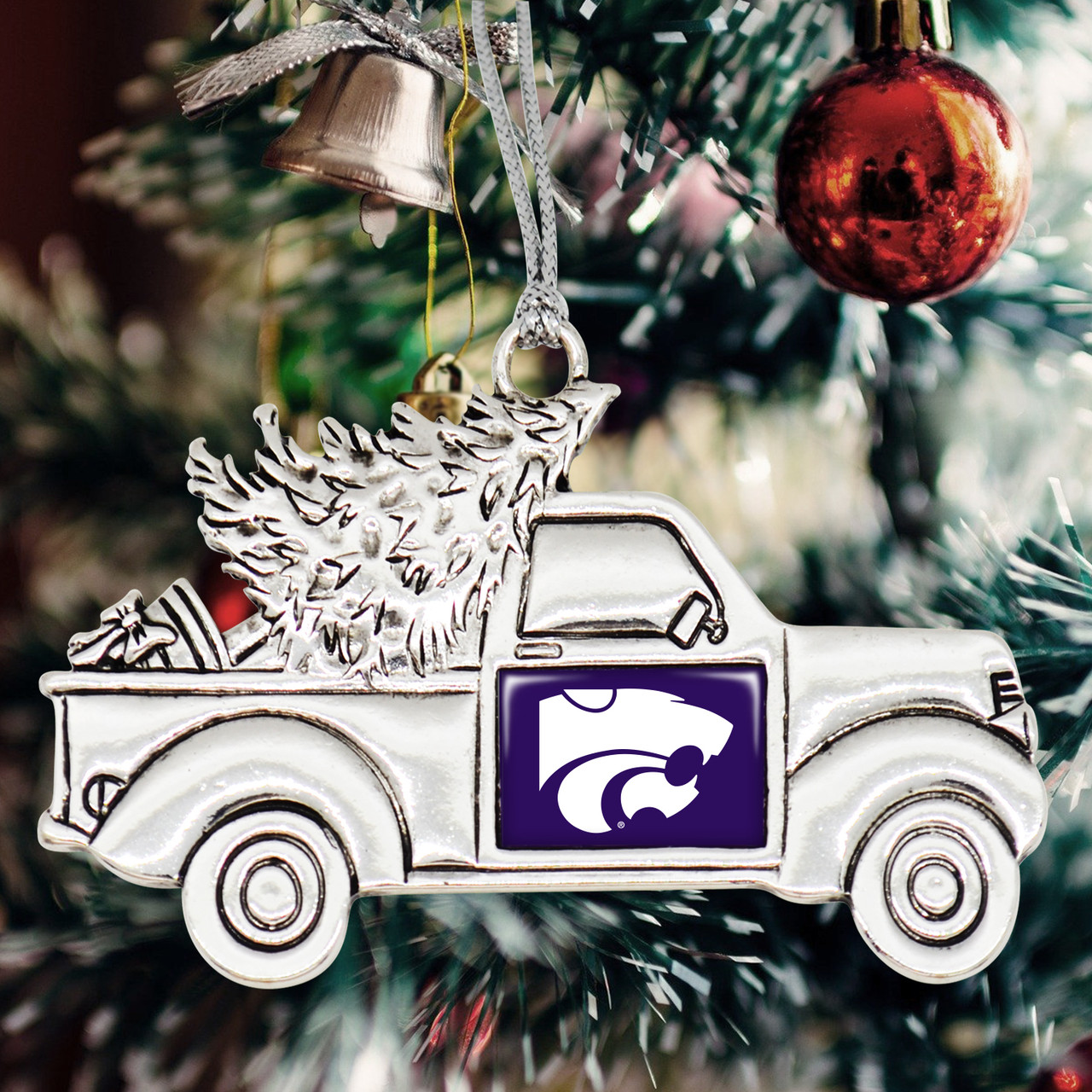 Kansas State Wildcats Vintage Truck Ornament