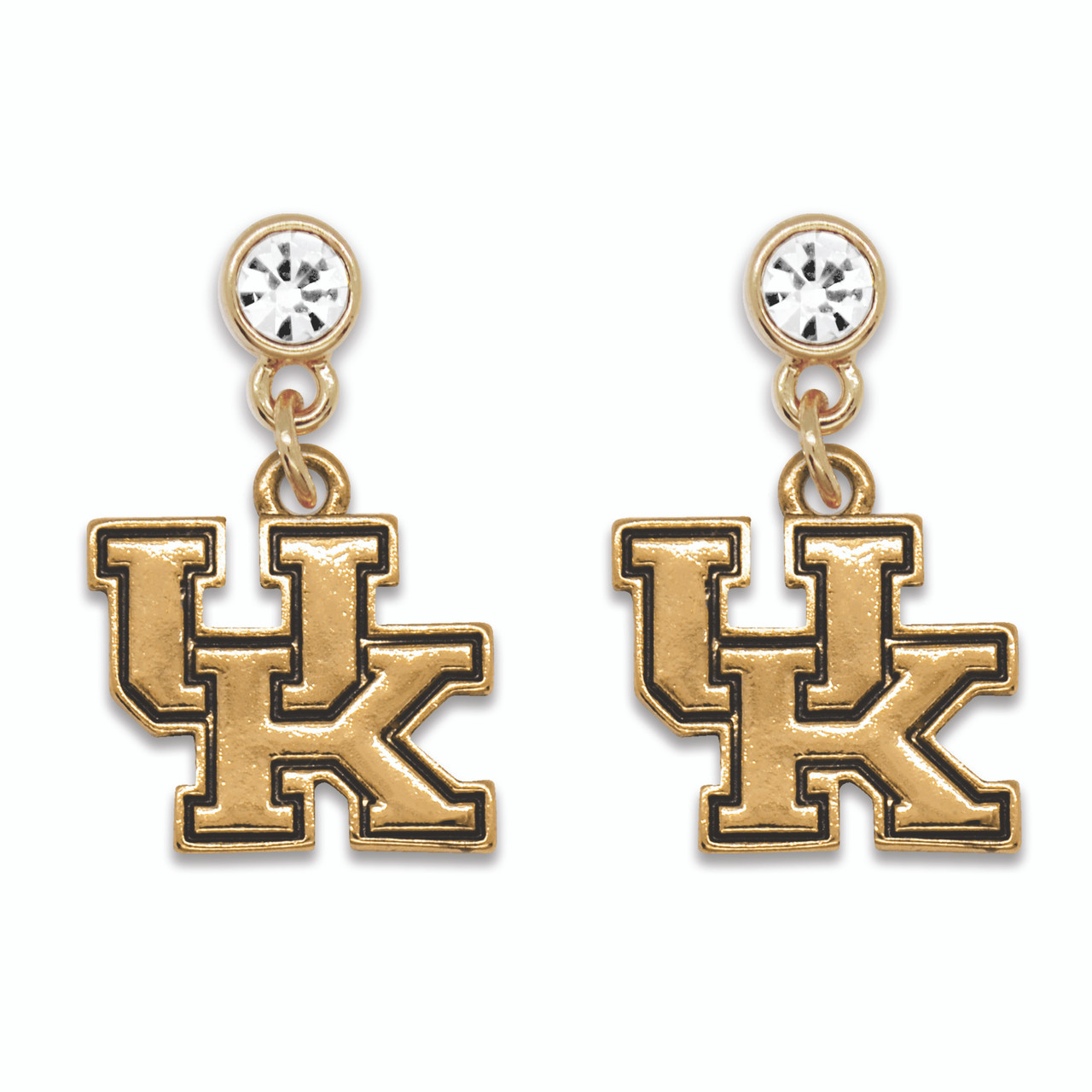 Kentucky Wildcats Lydia Gold Earrings