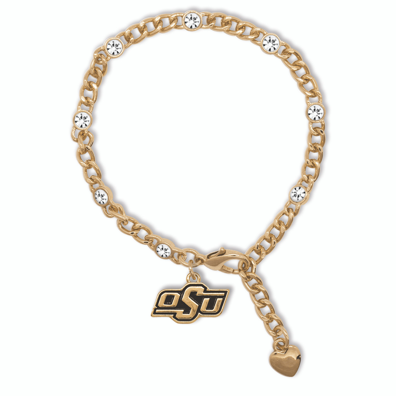 Oklahoma State Cowboys Lydia Gold Bracelet