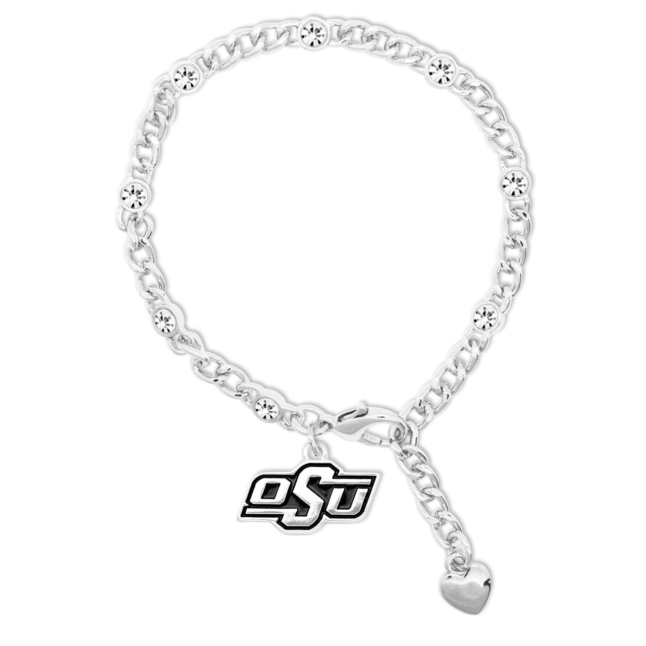 Oklahoma State Cowboys Lydia Silver Bracelet