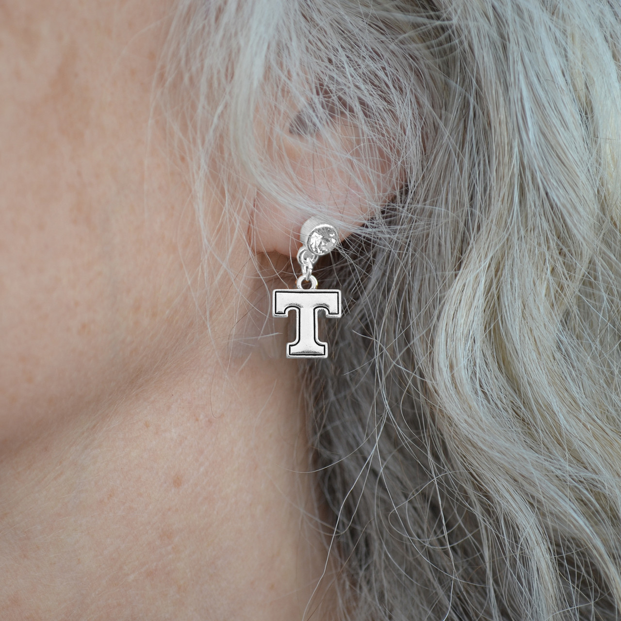 Tennessee Volunteers Lydia Silver Earrings